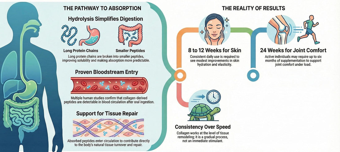 Hydrolysed Collagen Peptides: What They Are, How They Are Absorbed, and Why Form Matters