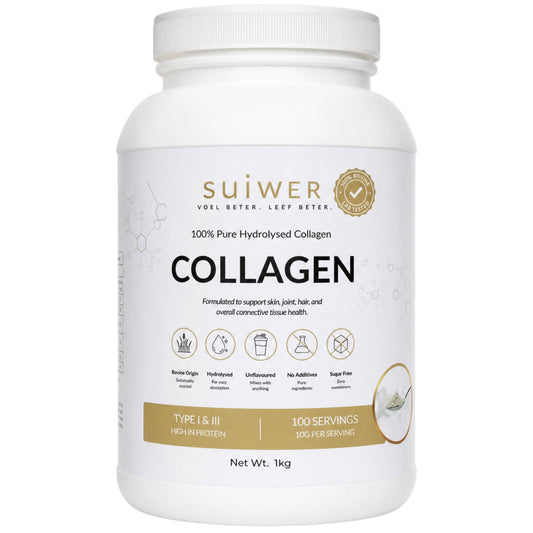 1 kg Pure Type I & III Hydrolised Bovine Collagen Powder