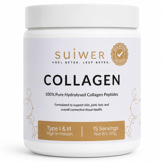 Suiwer Travel Size Collagen – 150g Pure Type I & III Hydrolyzed Bovine Collagen